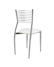 ΚΑΡΕΚΛΑ ELVIRA HM0025.01 ΜΕ ΚΑΘΙΣΜΑ ΑΠΟ ΛΕΥΚΟ PU 40X44X83 εκ