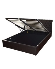 ΚΡΕΒΑΤΙ MONE HM321.01 T.CHESTERFIELD ΜΕ ΑΠΟΘΗΚΕΥΤΙΚΟ ΧΩΡΟ ΚΑΦΕPU 150x200 εκ.