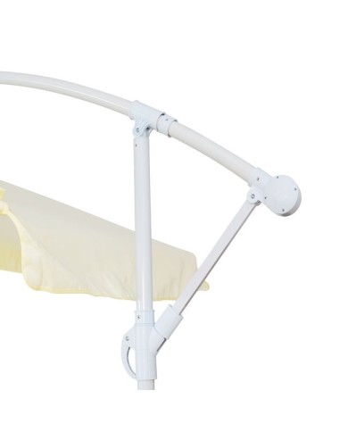 ΟΜΠΡΕΛΑ ΚΡΕΜΑΣΤΗ NOBLE Φ300x237cm. ΣΤΡΟΓΓΥΛΗ ΣΕ ΒΑΣΗ ΜΕ 4 ΠΟΔΙΑ HM6008