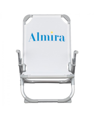 ΚΑΡΕΚΛΑΚΙ ΠΑΡΑΛΙΑΣ ΨΗΛΗ ΠΛΑΤΗ ALMIRA HM5053.03 ΒΑΡΕΩΣ ΤΥΠΟΥ ΛΕΥΚΟ ΑΛΟΥΜΙΝΙΟΥ 56x70x66 εκ.
