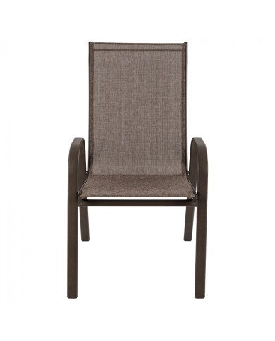 ΠΟΛΥΘΡΟΝΑ LEON ΜΕΤΑΛΛΙΚΗ ΜΕ ΚΑΦΕ TEXTLINE HM5000.02 55x72x91cm
