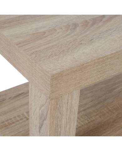 ΤΡΑΠΕΖΙ ΣΑΛΟΝΙΟΥ ΜΕΛΑΜΙΝΗΣ ALAYNA HM2207.02 SONAMA 90X45X45 εκ.