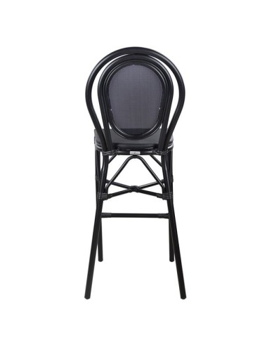 ΣΚΑΜΠΩ ΑΛΟΥΜΙΝΙΟΥ AZARIA BAMBOO LOOK ΜΑΥΡΟ ΜΕ TEXTLINE HM5060 47x61x115 εκ.