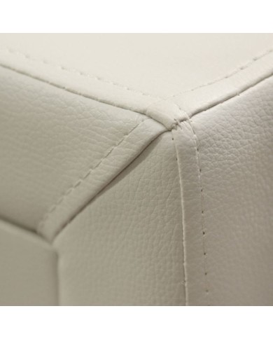 ΚΟΜΟΔΙΝΟ MONE HM2219.02 ΜΕ 2 ΣΥΡΤΑΡΙΑ ΑΠΟ ΛΕΥΚΟ ΜΑΤ PU 48X41X50 εκ