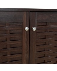 ΠΑΠΟΥΤΣΟΘΗΚΗ-ΝΤΟΥΛΑΠΙ ΞΥΛΙΝΗ CASSIOPE HM2208.01 WENGE 77Χ34Χ63Υεκ.