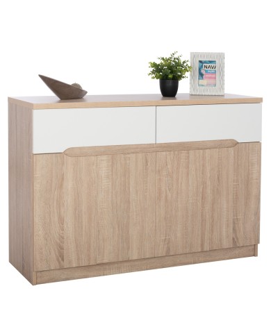 ΜΠΟΥΦΕΣ JOLENE HM2234.02 2 ΣΥΡΤΑΡΙΑ & 4 ΠΟΡΤΕΣ SONAMA 120X40X80εκ.