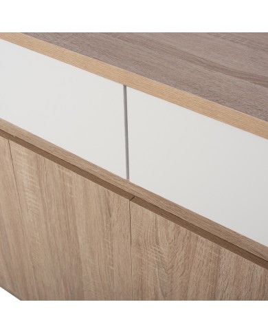 ΜΠΟΥΦΕΣ JOLENE HM2234.02 2 ΣΥΡΤΑΡΙΑ & 4 ΠΟΡΤΕΣ SONAMA 120X40X80εκ.