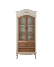 ΒΙΤΡΙΝΑ MELODY HM7007.01 ΕΚΡΟΥ ΚΑΦΕ ΠΑΤΙΝΑ 75.50Χ39Χ190 εκ.