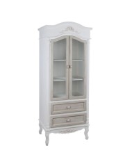 ΒΙΤΡΙΝΑ MELODY HM7007.02 ΛΕΥΚΗ ΓΚΡΙ ΠΑΤΙΝΑ 75.50Χ39Χ190 εκ.