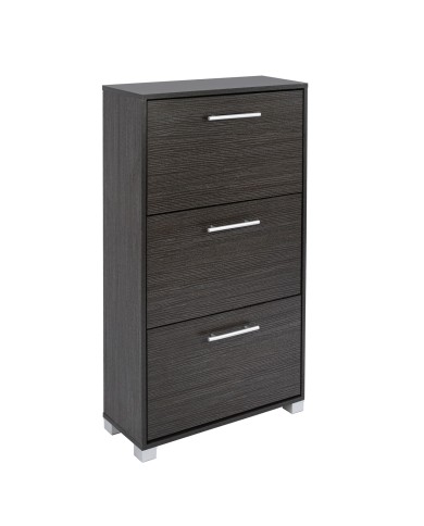 ΠΑΠΟΥΤΣΟΘΗΚΗ ΜΕΛΑΜΙΝΗΣ DAVINA HM2221.01 ZEBRANO 3ΘΕΣΕΩΝ 62Χ24Χ110Υεκ εκ.