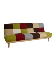 ΚΑΝΑΠΕΣ ΚΡΕΒΑΤΙ 3Θ HM3003 LEONARDO MIXED COLOR 180x80x75Υεκ.