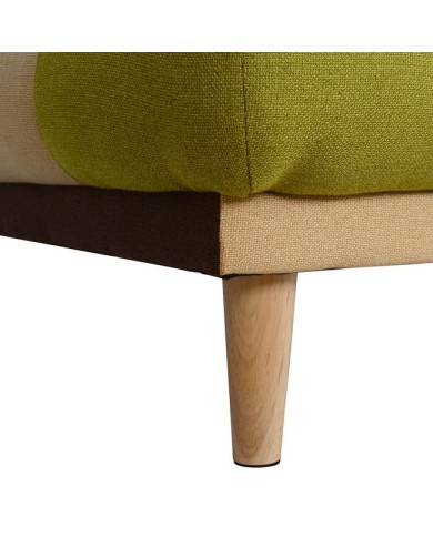ΚΑΝΑΠΕΣ ΚΡΕΒΑΤΙ 3Θ HM3003 LEONARDO MIXED COLOR 180x80x75Υεκ.