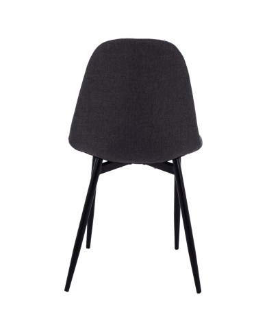 ΚΑΡΕΚΛΑ LEONARDO ΜΕ ΥΦΑΣΜΑ ΓΚΡΙ ΣΚΟΥΡΟ ΚΑΙ ΜΑΥΡΑ ΜΕΤΑΛΛΙΚΑ ΠΟΔΙΑ HM00100.16 43,5x59x84Υ εκ.