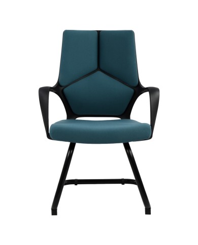 ΚΑΡΕΚΛΑ CENTRIC HM0168.06 ΜΑΥΡΗ ΜΠΛΕ 63,5x59x94,5 εκ.