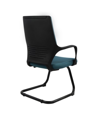 ΚΑΡΕΚΛΑ CENTRIC HM0168.06 ΜΑΥΡΗ ΜΠΛΕ 63,5x59x94,5 εκ.