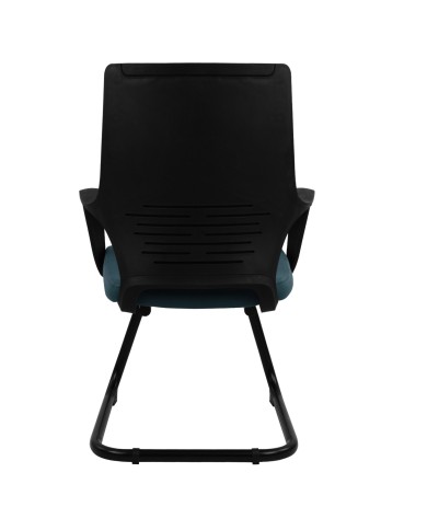 ΚΑΡΕΚΛΑ CENTRIC HM0168.06 ΜΑΥΡΗ ΜΠΛΕ 63,5x59x94,5 εκ.
