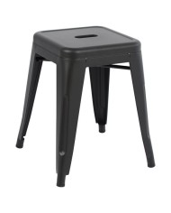 ΣΚΑΜΠΩ ΜΕΤΑΛΛΙΚΟ HM0096.22 MELITA ΣΕ ΜΑΥΡΟ ΜΑΤ 39x39x46 εκ.