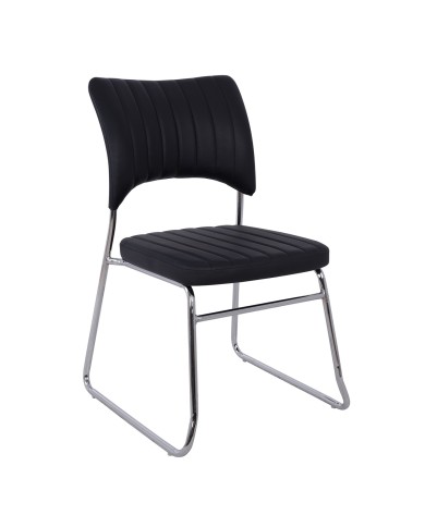 ΚΑΡΕΚΛΑ QUENTI HM1071.01 ΜΑΥΡΗ 52x60x85 εκ.
