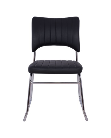 ΚΑΡΕΚΛΑ QUENTI HM1071.01 ΜΑΥΡΗ 52x60x85 εκ.