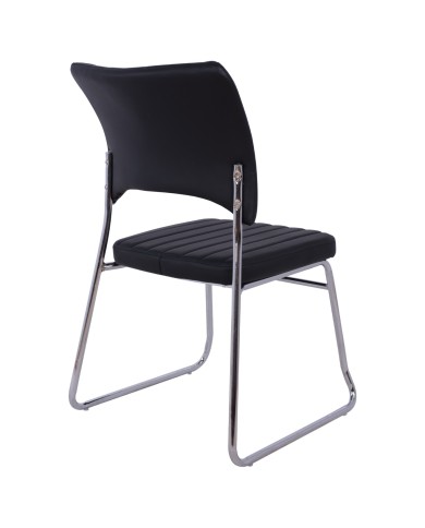 ΚΑΡΕΚΛΑ QUENTI HM1071.01 ΜΑΥΡΗ 52x60x85 εκ.