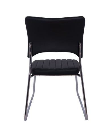 ΚΑΡΕΚΛΑ QUENTI HM1071.01 ΜΑΥΡΗ 52x60x85 εκ.