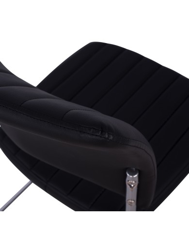 ΚΑΡΕΚΛΑ QUENTI HM1071.01 ΜΑΥΡΗ 52x60x85 εκ.