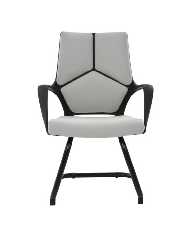 ΚΑΡΕΚΛΑ ELSIR HM1074.21 ΓΚΡΙ & ΣΚΕΛΕΤΟ ΜΑΥΡΟ 64x60x94,5 εκ.