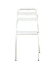 ΚΑΡΕΚΛΑ ΜΕΤΑΛΛΙΚΗ ΛΕΥΚΗ ΜΑΤ JASON HM5177.02 43x50x86cm
