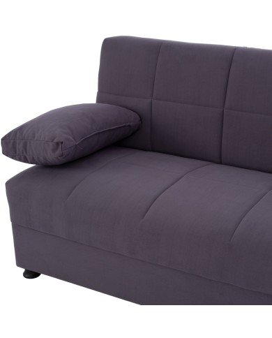 ΚΑΝΑΠΕΣ ΚΡΕΒΑΤΙ 3ΘΕΣΙΟΣ EGE 1206 ΓΚΡΙ HM3067.03 190x84x79 εκ..