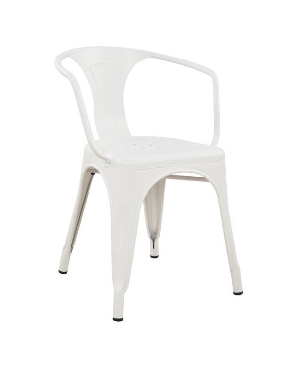 ΠΟΛΥΘΡΟΝΑ ΜΕΤΑΛΛΙΚΗ HM0019.21 MELITA ΣΕ ΧΡΩΜΑ MILK WHITE 51x46,5x71 cm