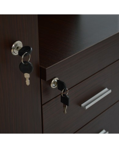 ΝΤΟΥΛΑΠΙ ΓΡΑΦΕΙΟΥ ΕΠΑΓΓΕΛΜΑΤΙΚΟ WENGE  HM2052.02L 60x46x120