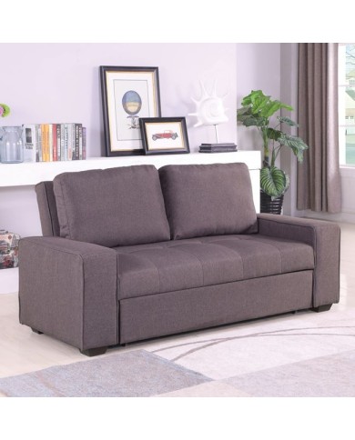 ΚΑΝΑΠΕΣ ΚΡΕΒΑΤΙ KANNA 2ΘΕΣΙΟΣ 176x102x91 εκ.HM3082.01 ΜΕ ΚΑΦΕ ΥΦΑΣΜΑ 176x102x91 εκ.