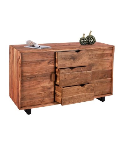 ΜΠΟΥΦΕΣ NICOLE ΑΠΟ ΜΑΣΙΦ ΞΥΛΟ ΑΚΑΚΙΑΣ ΦΥΣΙΚΟ 160X45X92Υεκ.HM8184