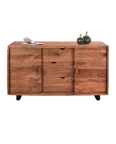 ΜΠΟΥΦΕΣ NICOLE ΑΠΟ ΜΑΣΙΦ ΞΥΛΟ ΑΚΑΚΙΑΣ ΦΥΣΙΚΟ 160X45X92Υεκ.HM8184