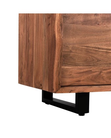 ΜΠΟΥΦΕΣ NICOLE ΑΠΟ ΜΑΣΙΦ ΞΥΛΟ ΑΚΑΚΙΑΣ ΦΥΣΙΚΟ 160X45X92Υεκ.HM8184