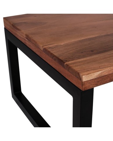 ΤΡΑΠΕΖΙ ΣΑΛΟΝΙΟΥ BRUGGE ΜΑΣΙΦ ΞΥΛΟ ΑΚΑΚΙΑΣ 115X60X40,5Υεκ.HM8197