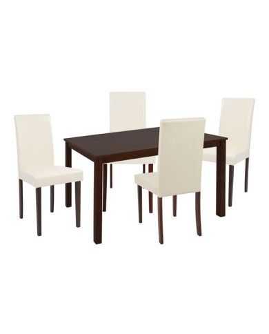 ΣΕΤ ΤΡΑΠΕΖΑΡΙΑΣ 5ΤΜΧ ΜΕ ΚΑΡΥΔΙ ΤΡΑΠΕΖΙ 120x75x74cm & ΚΑΡΕΚΛΕΣ SELENE HM10256