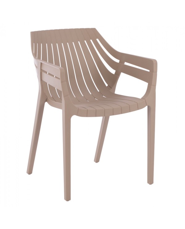 ΠΟΛΥΘΡΟΝΑ ΠΟΛΥΠΡΟΠΥΛΕΝΙΟΥ CHELLA HM8116.07 ΜΠΕΖ 56,5x54,5x79 cm