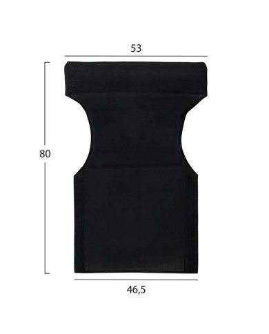 ΜΑΞΙΛΑΡΙ TEXTILENE 600gr/m2 2X1 ΜΑΥΡΟ ΓΙΑ ΠΟΛΥΘΡΟΝΑ ΣΚΗΝΟΘΕΤΗ HM5272.05 46.5Χ53Χ80Υεκ.