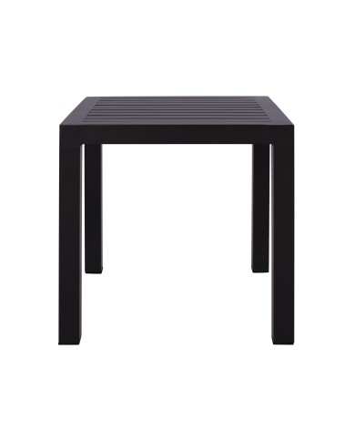 ΤΡΑΠΕΖΙ ΑΛΟΥΜΙΝΙΟΥ QIANA HM5402.02 ΓΚΡΙ 45x45x45,5 εκ.