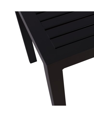 ΤΡΑΠΕΖΙ ΑΛΟΥΜΙΝΙΟΥ QIANA HM5402.02 ΓΚΡΙ 45x45x45,5 εκ.