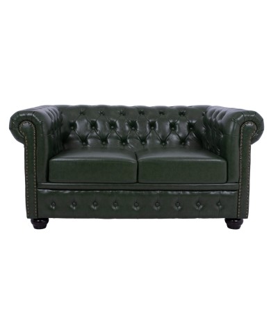 ΚΑΝΑΠΕΣ 2ΘΕΣΙΟΣ T.CHESTERFIELD HM3010.08 ΤΕΧΝΟΔΕΡΜΑ ΚΥΠΑΡΙΣΣΙ 150x90x72 εκ.