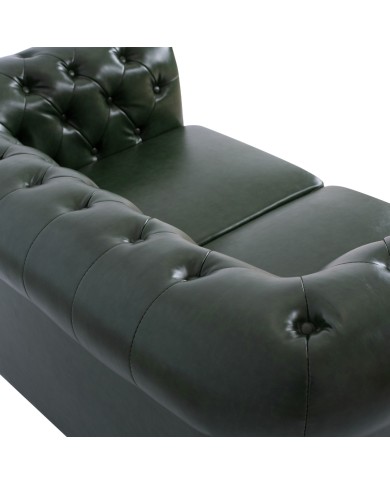 ΚΑΝΑΠΕΣ 2ΘΕΣΙΟΣ T.CHESTERFIELD HM3010.08 ΤΕΧΝΟΔΕΡΜΑ ΚΥΠΑΡΙΣΣΙ 150x90x72 εκ.