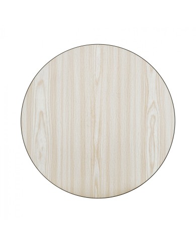 ΕΠΙΦΑΝΕΙΑ ΤΡΑΠΕΖΙΟΥ ΑΠΟ MDF Φ60 HM8436.03 ΔΡΥΣ ΜΑΥΡΟ
