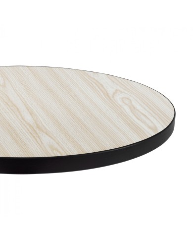ΕΠΙΦΑΝΕΙΑ ΤΡΑΠΕΖΙΟΥ ΑΠΟ MDF Φ60 HM8436.03 ΔΡΥΣ ΜΑΥΡΟ
