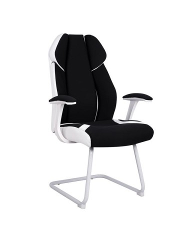 ΠΟΛΥΘΡΟΝΑ ZAHARA HM1102.02 ΣΕ ΧΡΩΜΑ ΜΑΥΡΟ ΜΕ ΑΣΠΡΟ 66,5x63x108cm