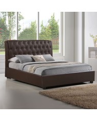 ΚΡΕΒΑΤΙ ODALYS ΜΕ PU ΚΑΦΕ HM549.02 150x200 εκ.