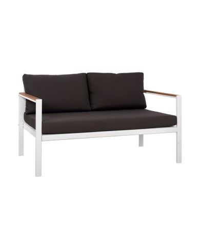 ΚΑΝΑΠΕΣ ΔΙΘΕΣΙΟΣ ΑΛΟΥΜΙΝΙΟΥ SAFIYA ΛΕΥΚΟΣ ΜΕ POLYWOOD HM5523.01 144X70X85Υεκ.