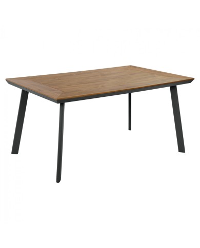 ΤΡΑΠΕΖΙ ΑΛΟΥΜΙΝΙΟΥ TABER ΜΕ POLYWOOD HM5132.12 ΓΚΡΙ 160x92x72