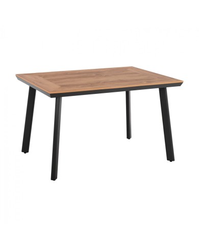 ΤΡΑΠΕΖΙ ΑΛΟΥΜΙΝΙΟΥ TABER ΑΝΘΡΑΚΙ ΜΕ ΕΠΙΦΑΝΕΙΑ POLYWOOD HM5562.02 120x80x72,5Υ ΕΚ.